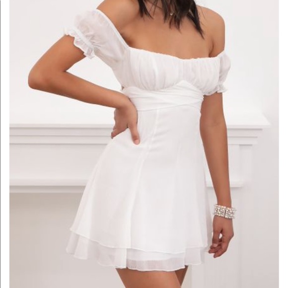 Lucy in the sky white estrella dress - Picture 1 of 2